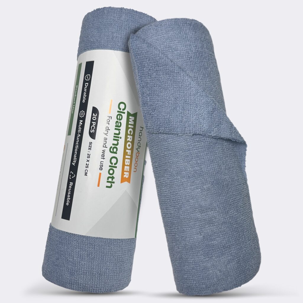 Perk Cloth Reusable Kitchen Towel Roll - Blue Color - Soft Microfiber Fabric