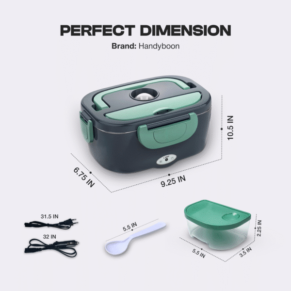 Electric Lunch Box - Tiffin Box with Mini Oven - Durable & Premium Quality - Image 2