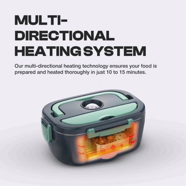 Electric Lunch Box - Tiffin Box with Mini Oven - Durable & Premium Quality - Image 7