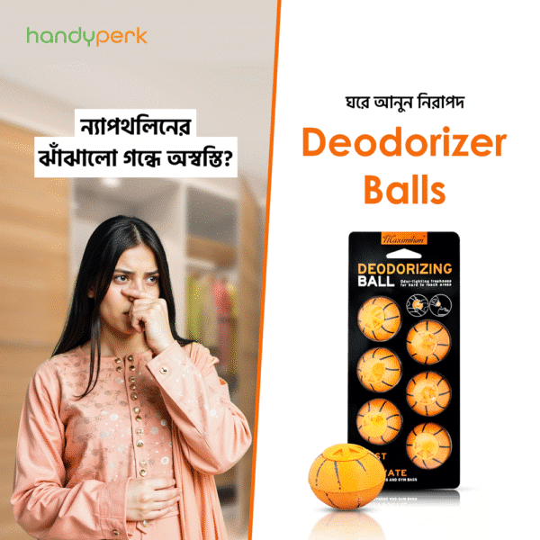Deodorizer Balls Set - 6 Pieces - ডিওডোরাইজার বল সেট - দুর্গন্ধ দূর করুন - Image 12