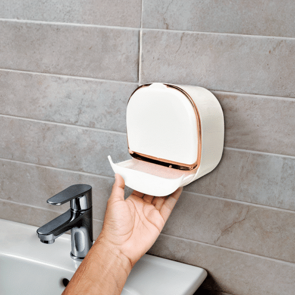 Soap Holder Set with Adhesive Hook - 3 Pcs - সোপ হোল্ডার সেট সাথে আঠালো হুক - Image 10