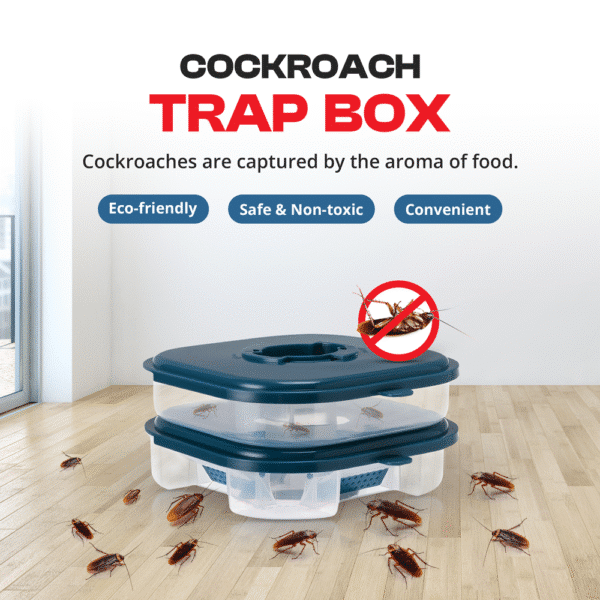 Cockroach Trap Box - বাক্স আকৃতির তেলাপোকার ফাঁদ - বিষ ছাড়া তেলাপোকা মারার ফাঁদ - Image 3