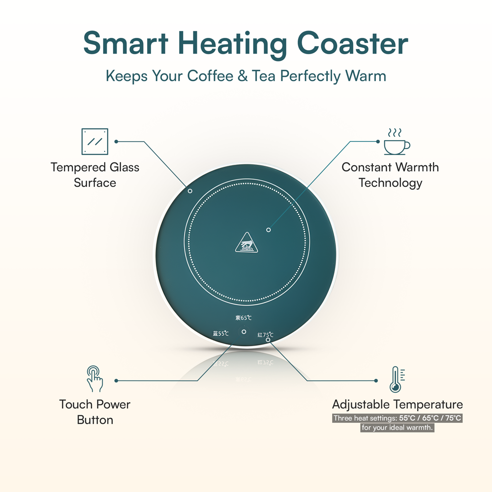Mug Warmer for Coffee, Tea and Drinks - 3 Temperatures - Image 9