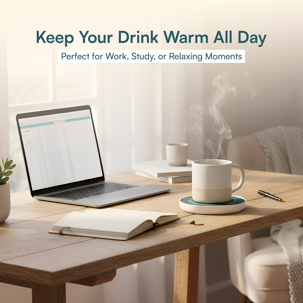 Mug Warmer for Coffee, Tea and Drinks - 3 Temperatures - Image 5