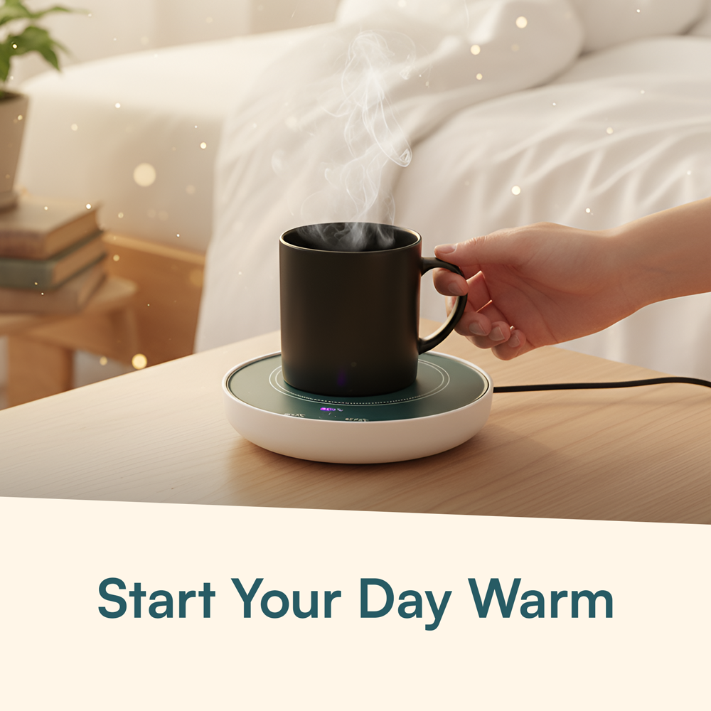 Mug Warmer for Coffee, Tea and Drinks - 3 Temperatures - Image 6