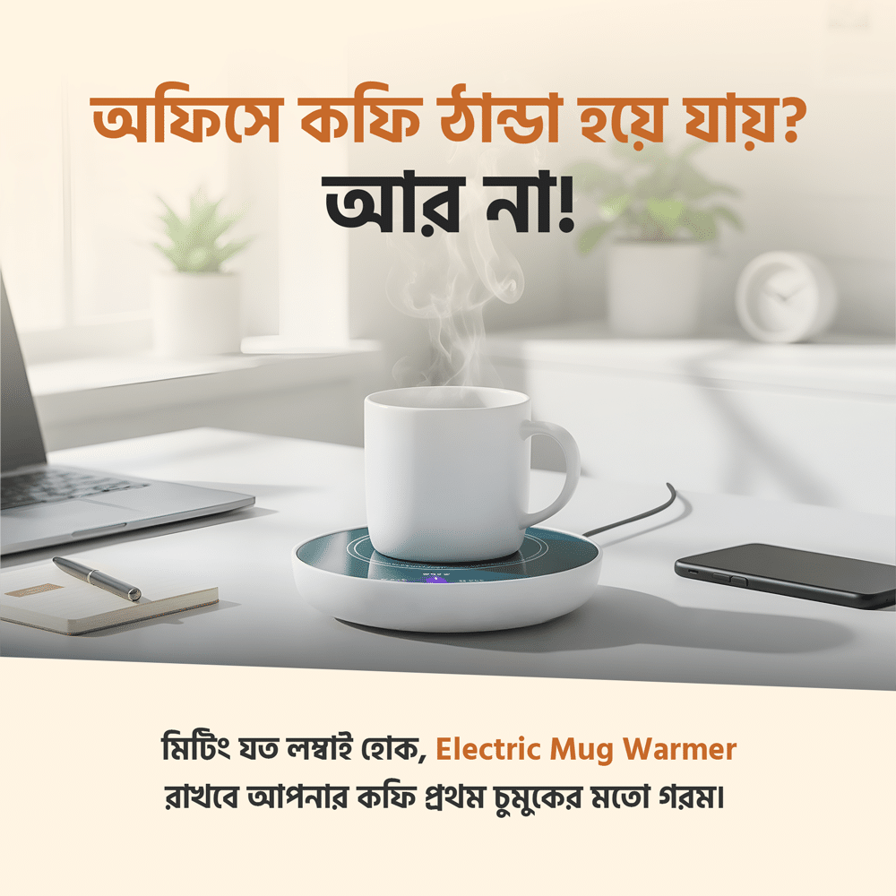 Mug Warmer for Coffee, Tea and Drinks - 3 Temperatures - Image 4