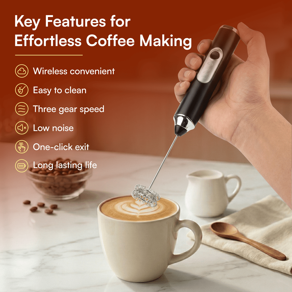Electric Coffee Mixer and Beater - Image 9