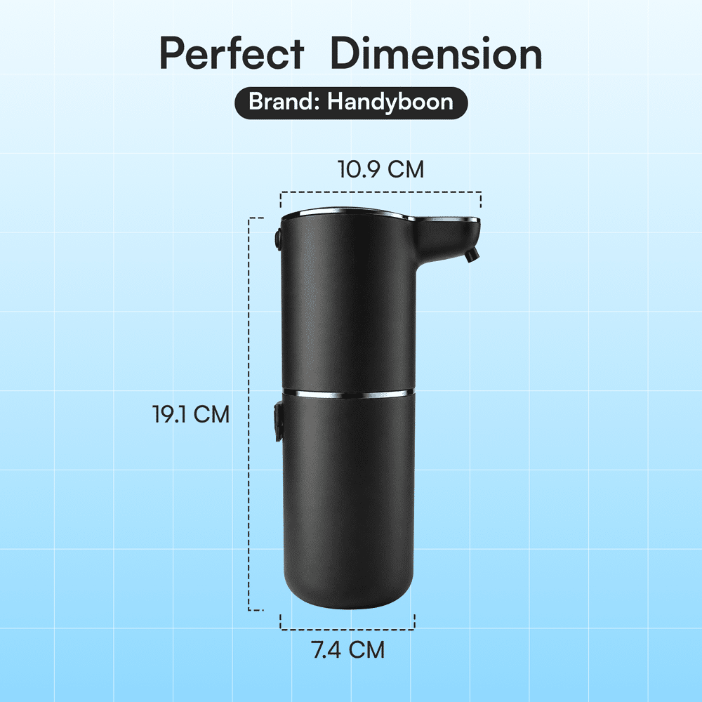 Liquid Soap/Handwash Dispenser - Automatic and Touchless (Black Color) - Image 2