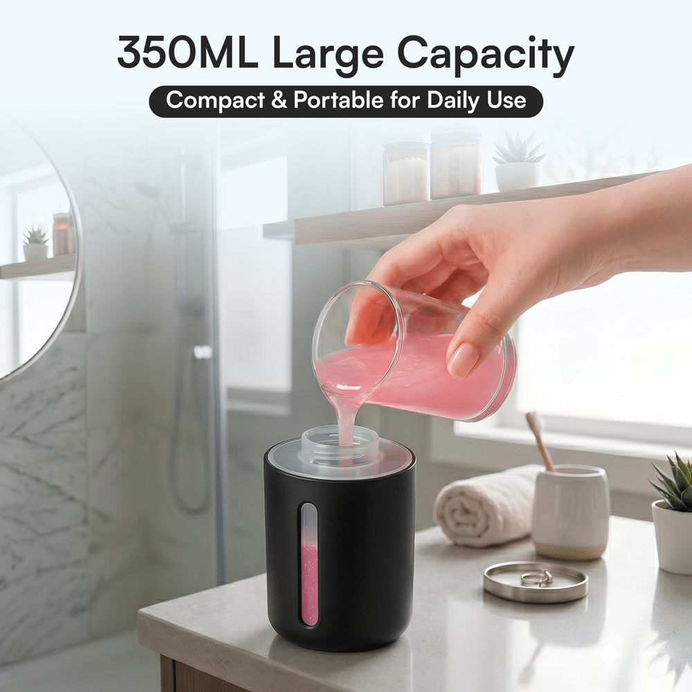 Liquid Soap/Handwash Dispenser - Automatic and Touchless (Black Color) - Image 5