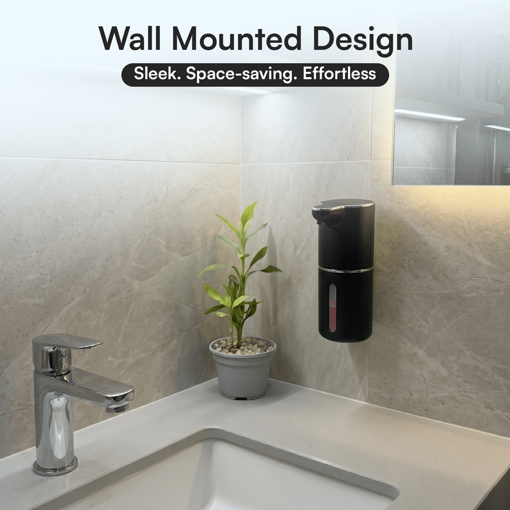 Liquid Soap/Handwash Dispenser - Automatic and Touchless (Black Color) - Image 6
