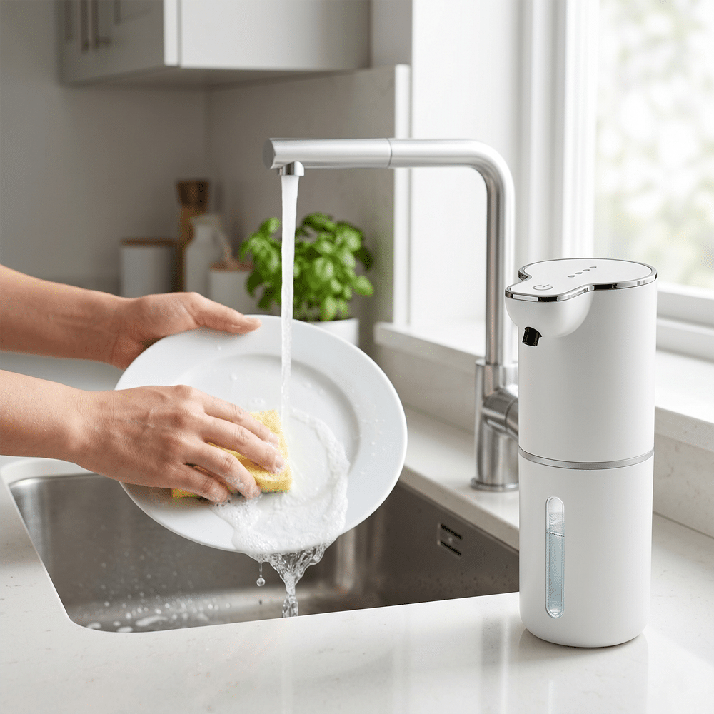 Liquid Soap/Handwash Dispenser - Automatic and Touchless (White Color) - Image 8