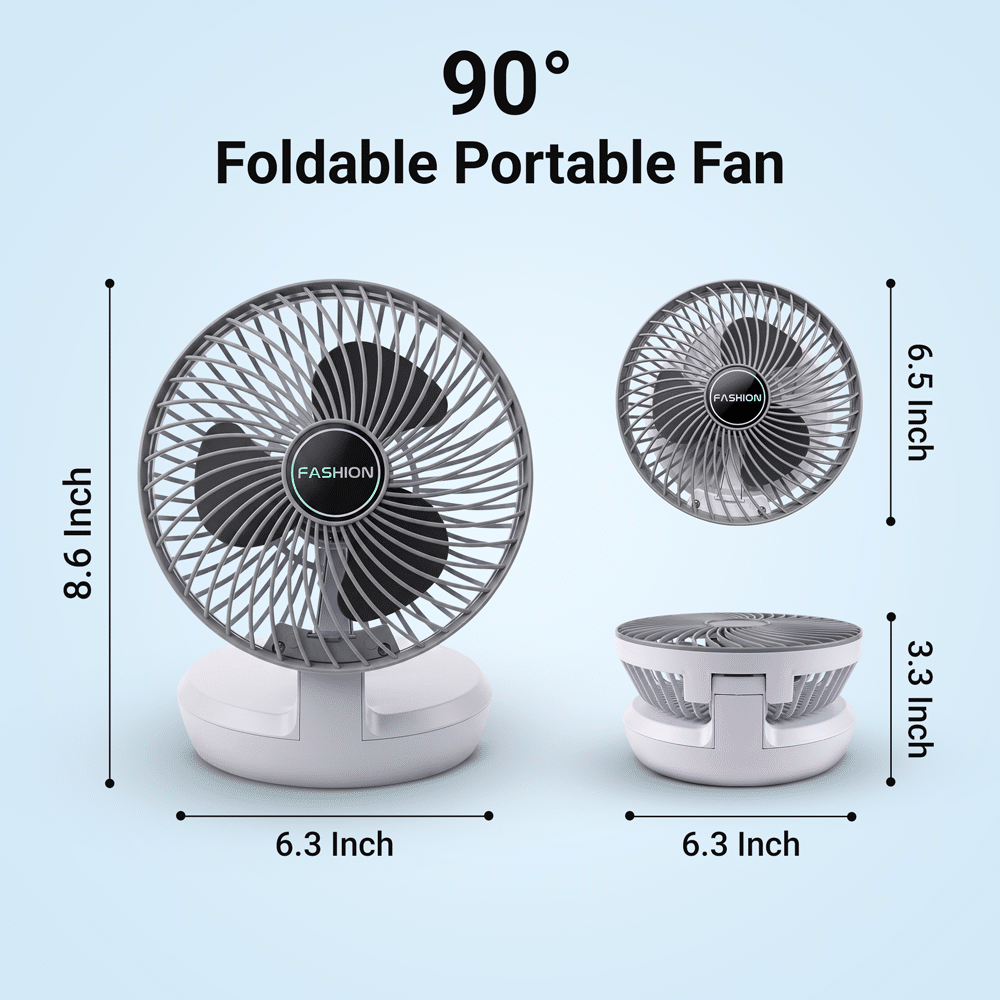 Rechargeable & Portable Wall-Mounted Fan - Image 5
