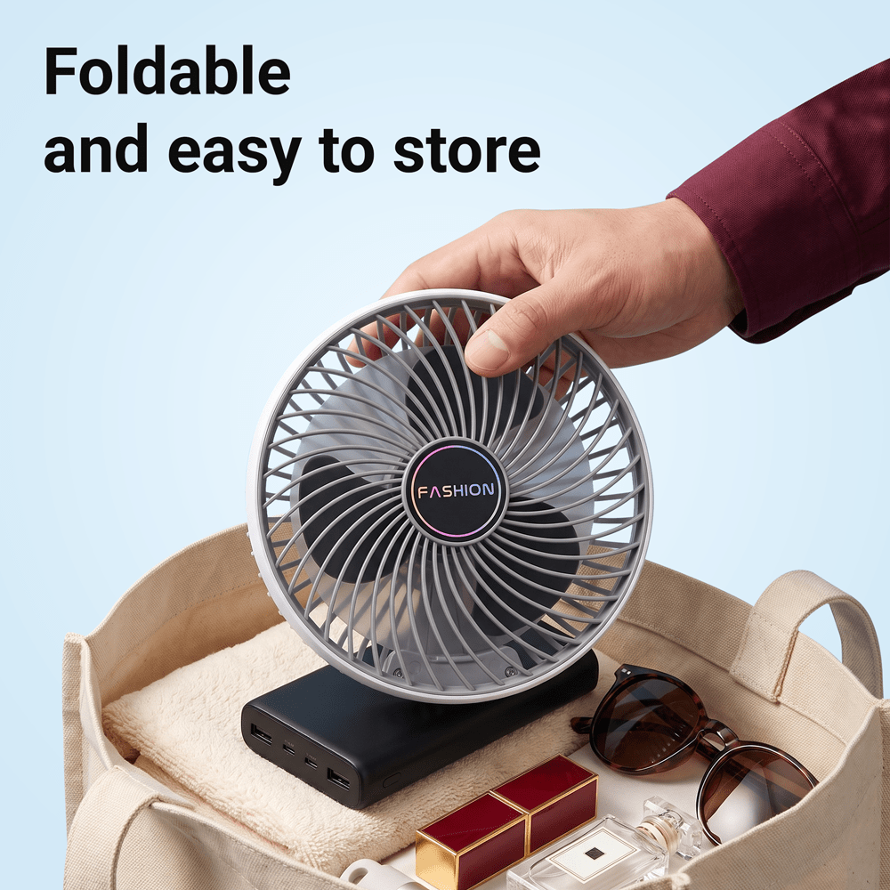 Rechargeable & Portable Wall-Mounted Fan - Image 8