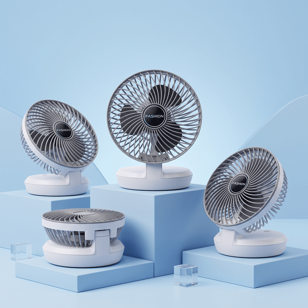 Rechargeable & Portable Wall-Mounted Fan - Image 4